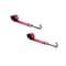 Tie 4 Safe 2" x 10' Lasso Strap w/ Mini J Hook for Towing Wrecker Trailer Tie Down, 2PK TWS65-5210-J-R-2 - alternate 1